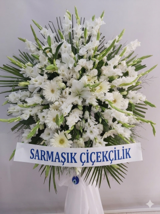 Ferforje Aranjmanı Beyaz