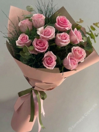 Pembe Gül Buketi 