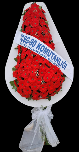 Ayaklı Çelenk-Duvak Yapay Çiçek 